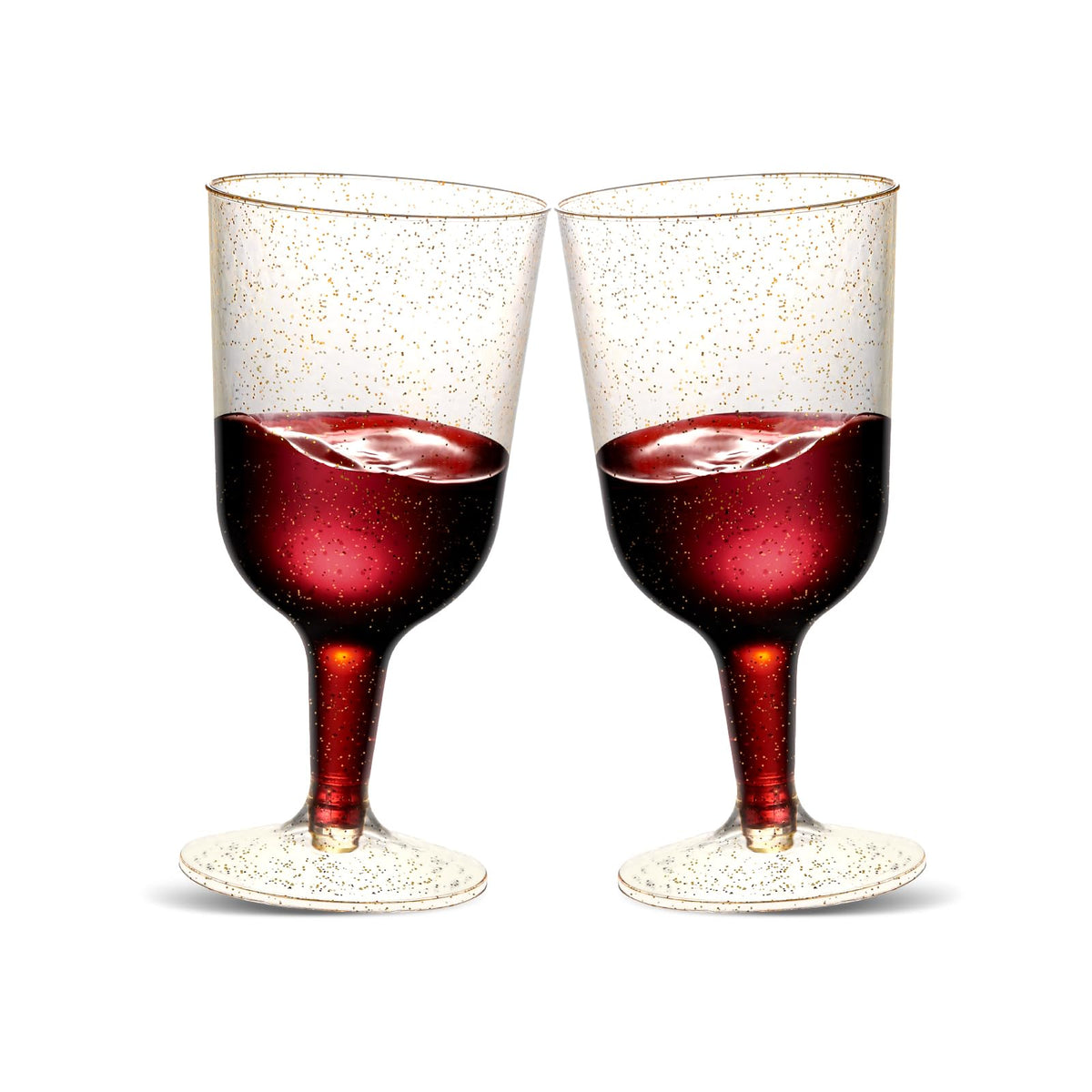 TENYASEN gold glitter 6oz wine glass shines for dessert wine service