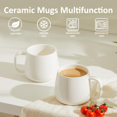 Teocera microwave-dishwasher-oven safe mug supports busy mornings.