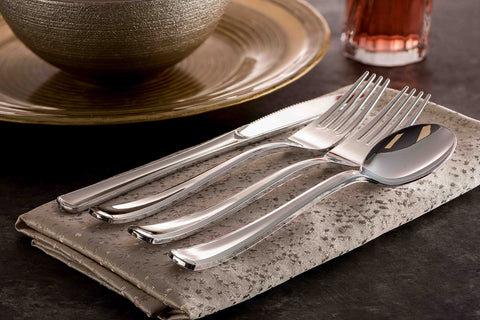 Tepco Settings bulk flatware packaging ready for catering and large gatherings
