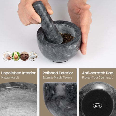 Tera front-view mortar for scale and design appreciation