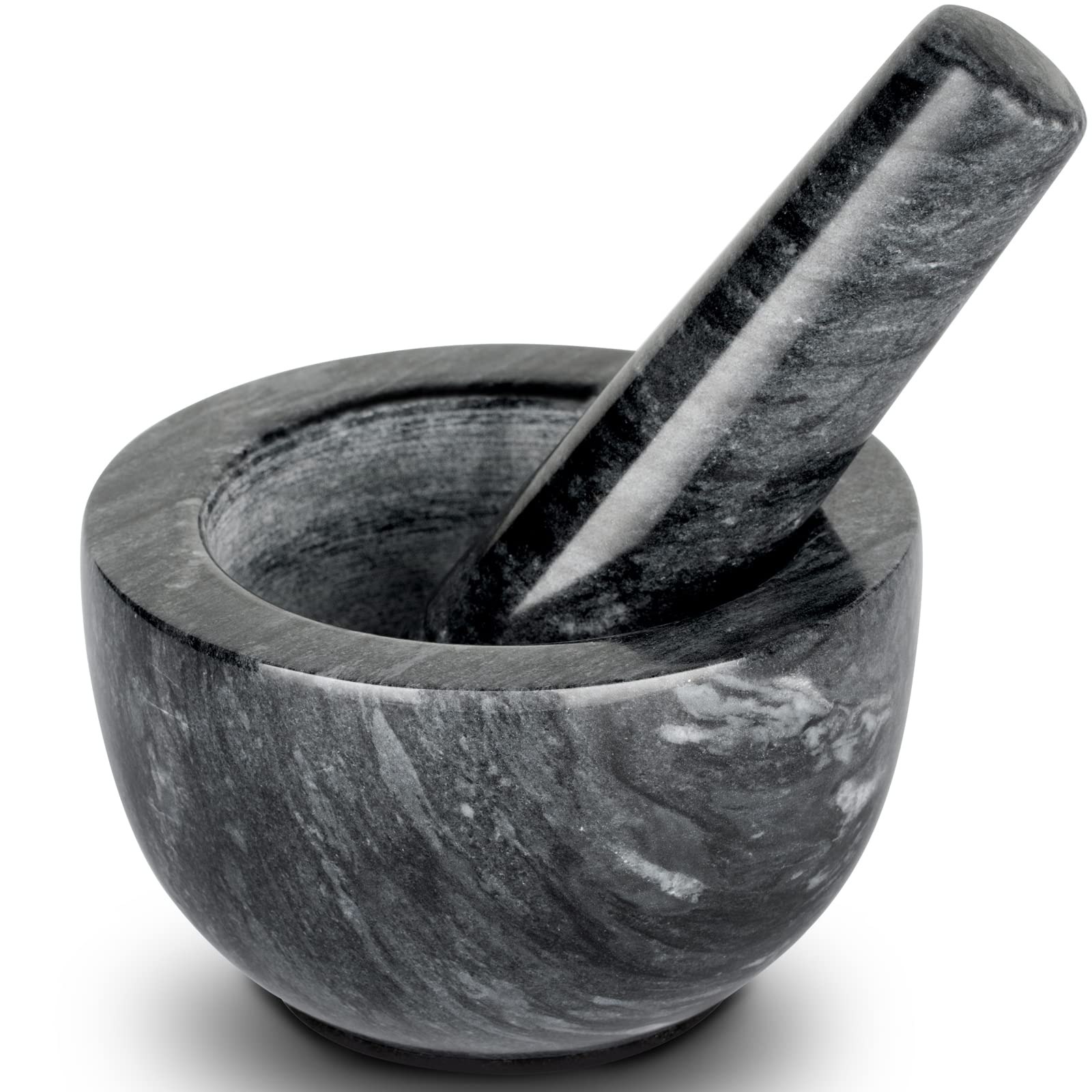 Tera marble mortar and pestle 3.9in: durable grinding for herbs and spices