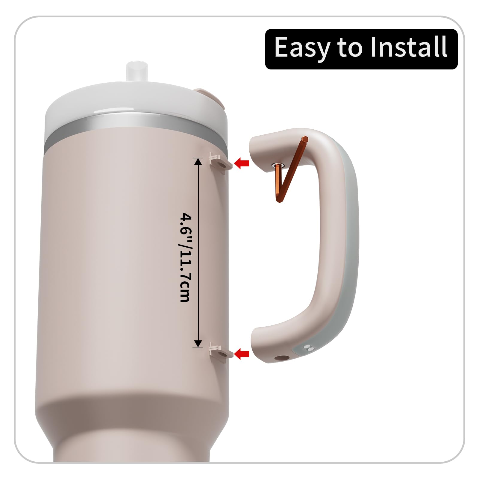Terficer installation kit with screwdriver and screws for quick setup