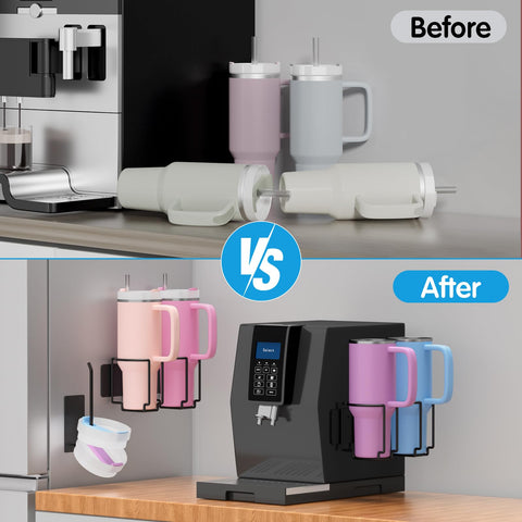 Terficer fridge-mount magnetic organizer attaching to metal surface