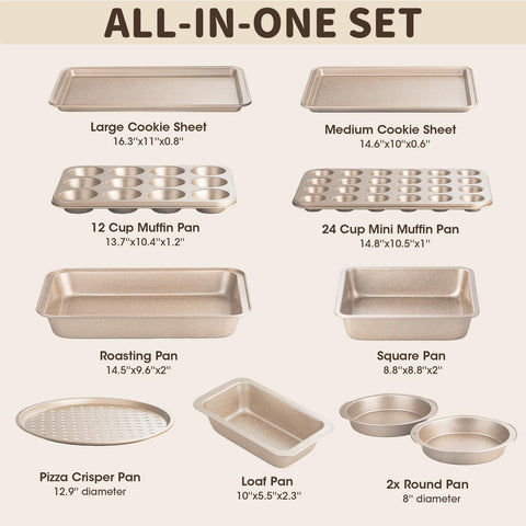 Terlulu 12-cup muffin pan highlighting generous bake capacity.