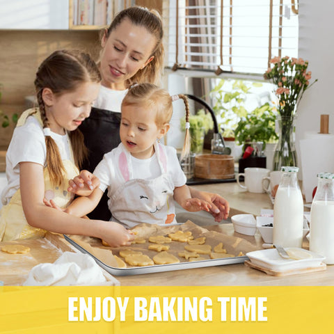 Terlulu baking sheet cookie-vegetables-roasting showcases versatile uses from cookies to roasting vegetables.