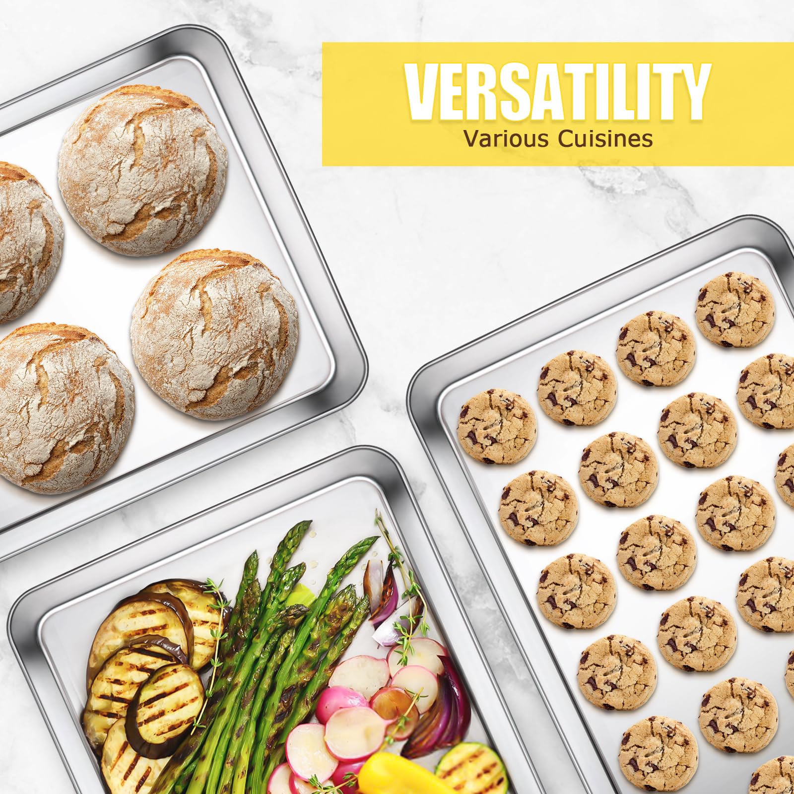 Terlulu easy-release surface helps food lift cleanly after baking.