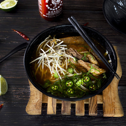Terra Home ramen spoon set, designed for wide, comfortable scoops.