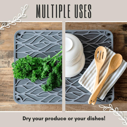 Terra + Timber non-toxic mat with free cleaning recipe book.