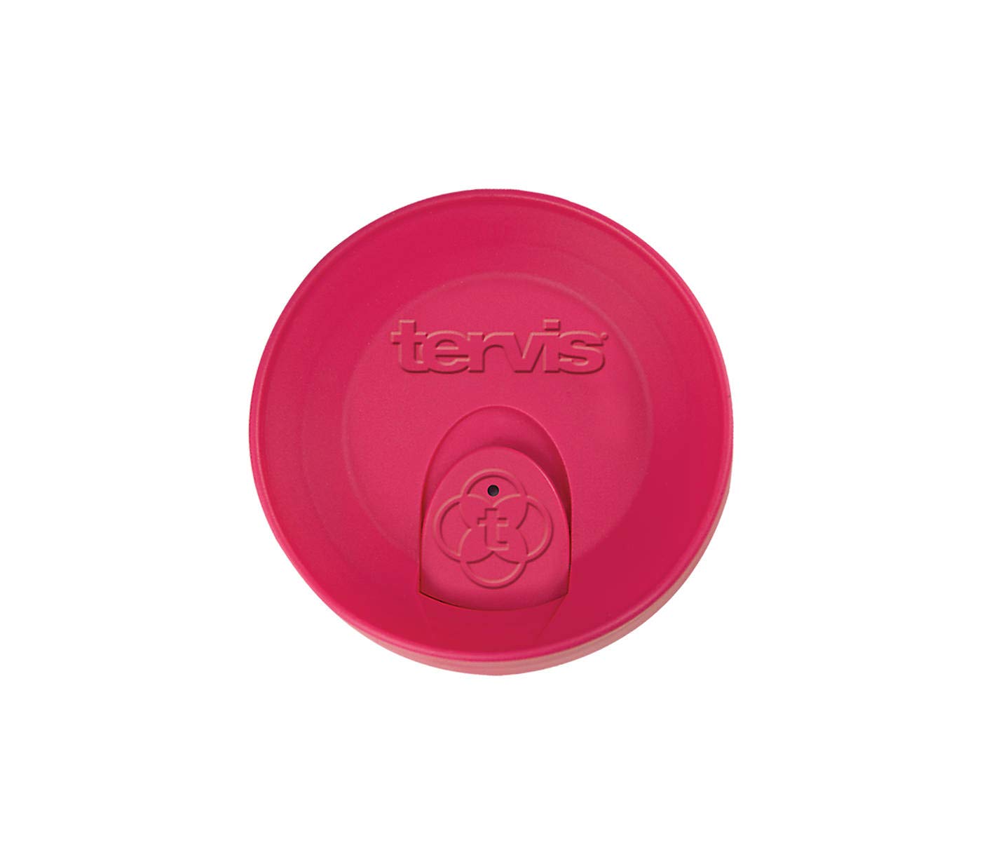 Tervis travel lid in orange on a 24 oz tumbler, ideal for vibrant daily use.
