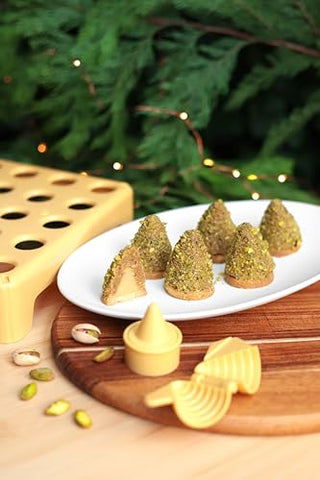 Tescoma Beehive Mould with cutter enables easy nesting cookies.