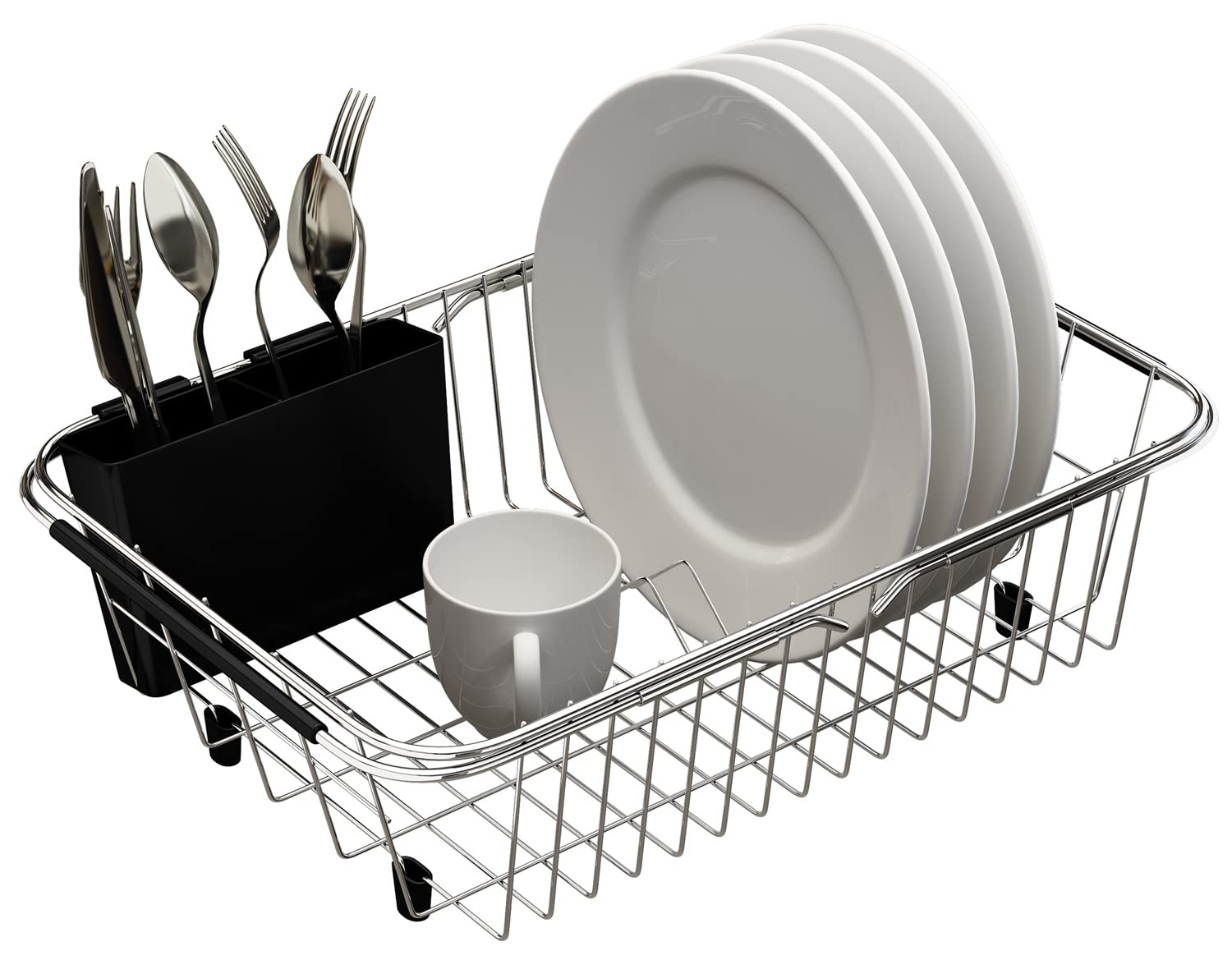 TESOT two-divided compartments organize utensils neatly