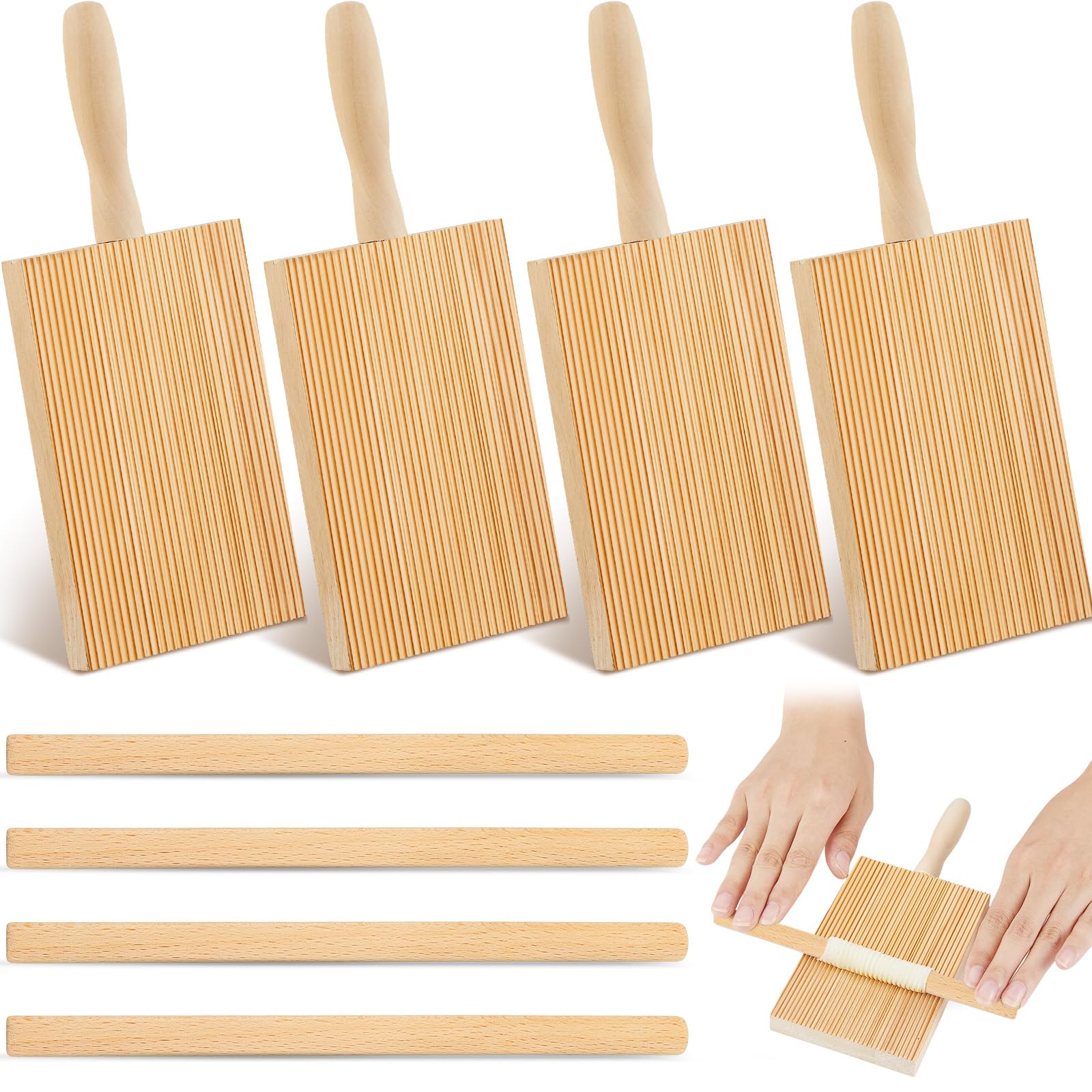 Tessco for you gnocchi board set full view for easy homemade pasta