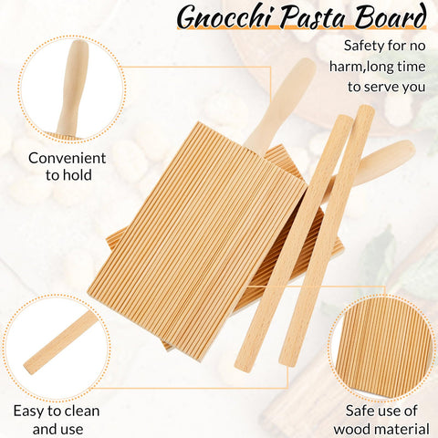 Tessco for you gnocchi roller wood with smooth rolling action