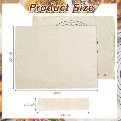Tessco for you pastry cloth with measurement guides dough thickness and diameter