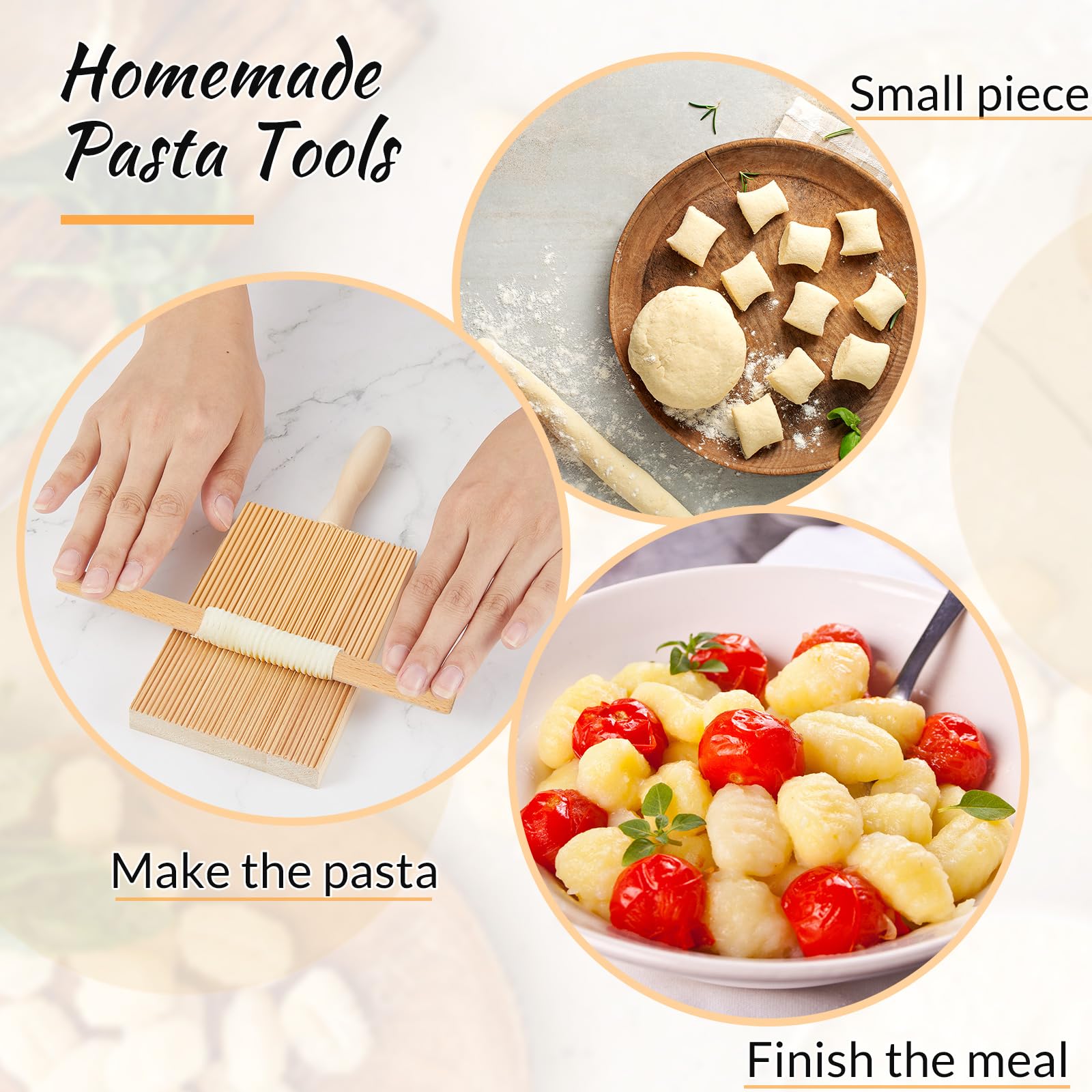 Tessco for you ridged gnocchi board surface enhances texture