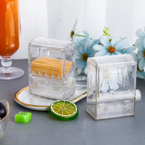 Tessco for you toothpick dispenser with 500-capacity holds plenty for gatherings.