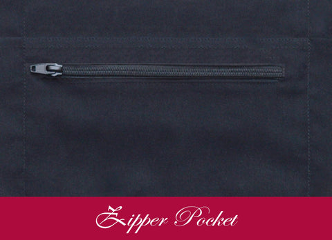 TEXVIDA commercial-grade polyester apron with durable stitching and reinforced seams