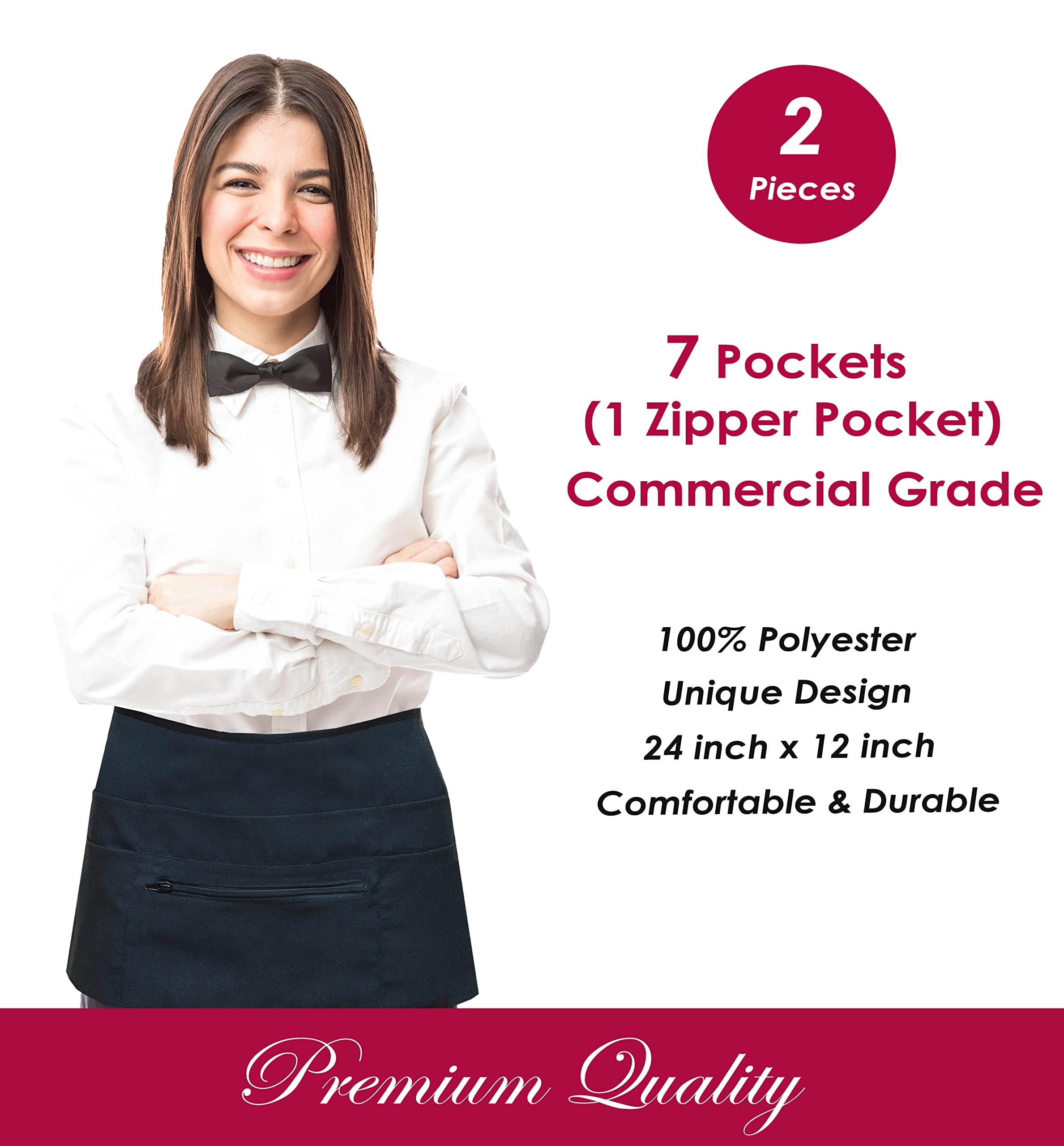 TEXVIDA washable and reusable apron for easy care on busy shifts
