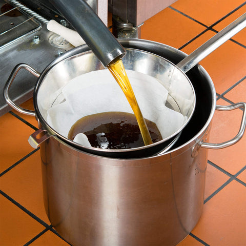TezPak professional kitchen setup demonstrates organized filtration in hotels and cafes.