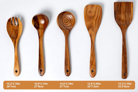 TEZZ acacia salad fork ideal for tossing and serving greens