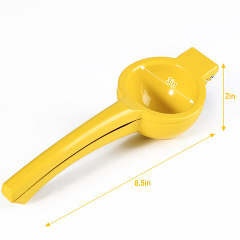 TEZZ citrus press supports lemons, oranges, and limes for versatile kitchen prep.
