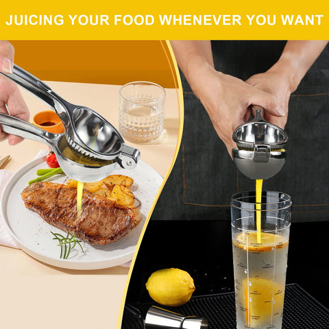 TEZZ lime squeezer bar tool for fresh lime juice at home.