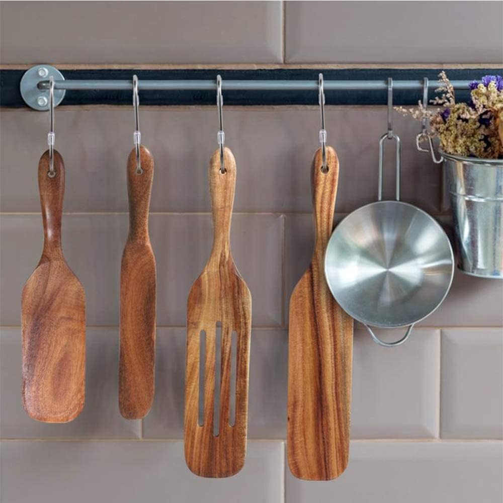 TEZZ wooden utensils care-friendly surface shows easy cleaning after use.