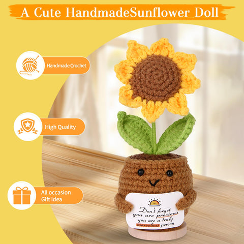 TFHESIRUUTFH inspirational sunflower keychain for daily motivation