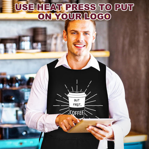 TFTAFAN Cobbler Apron durable poplin blend resists fading and tearing.