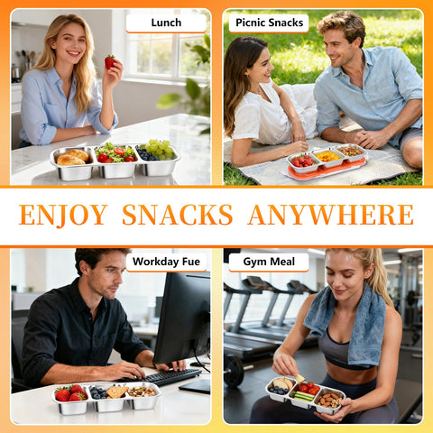 TGFBH daycare snack containers for organized kids meals