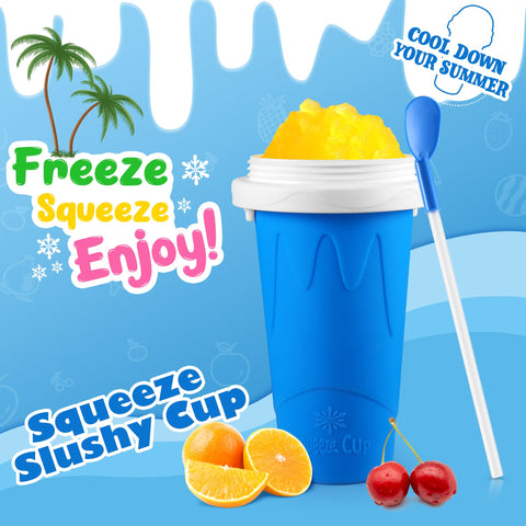 Custom flavors at home with Tgosomt slushie cups.