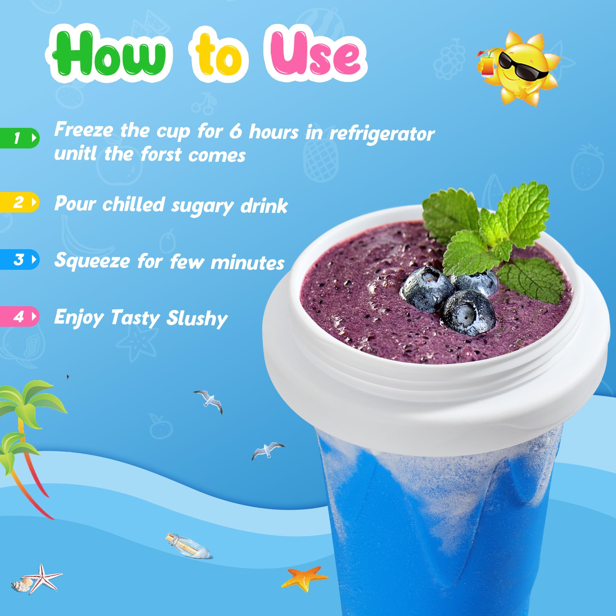 Ice-freezing insert from Tgosomt preserves flavor in every sip.