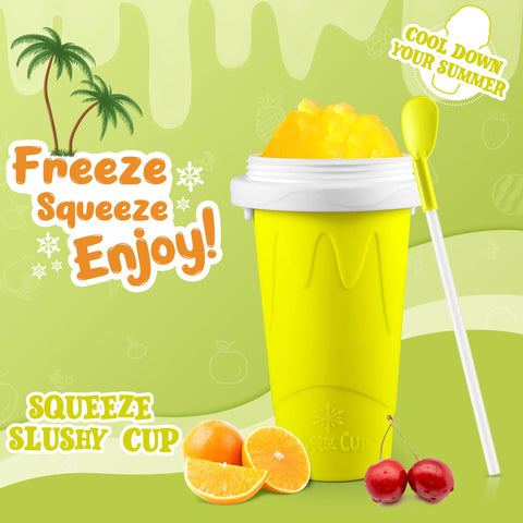 Tgosomt Slushy Cup turns juice into slush, kid-friendly fun.