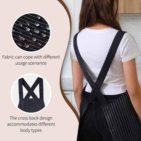 Thalzur apron machine washable fabric makes care simple and fast