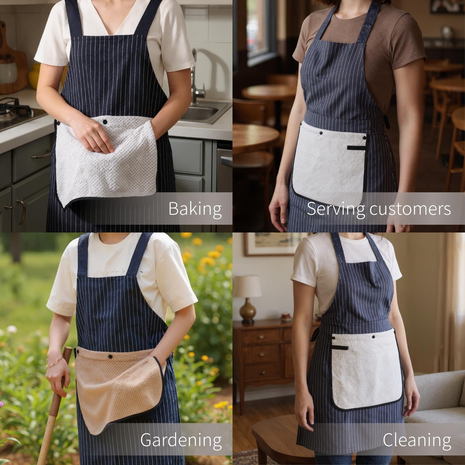 Thalzur apron generous fit suitable for most body types