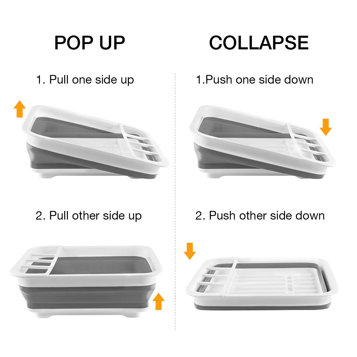 THANSTAR portable dish rack ideal for camping and RV trips
