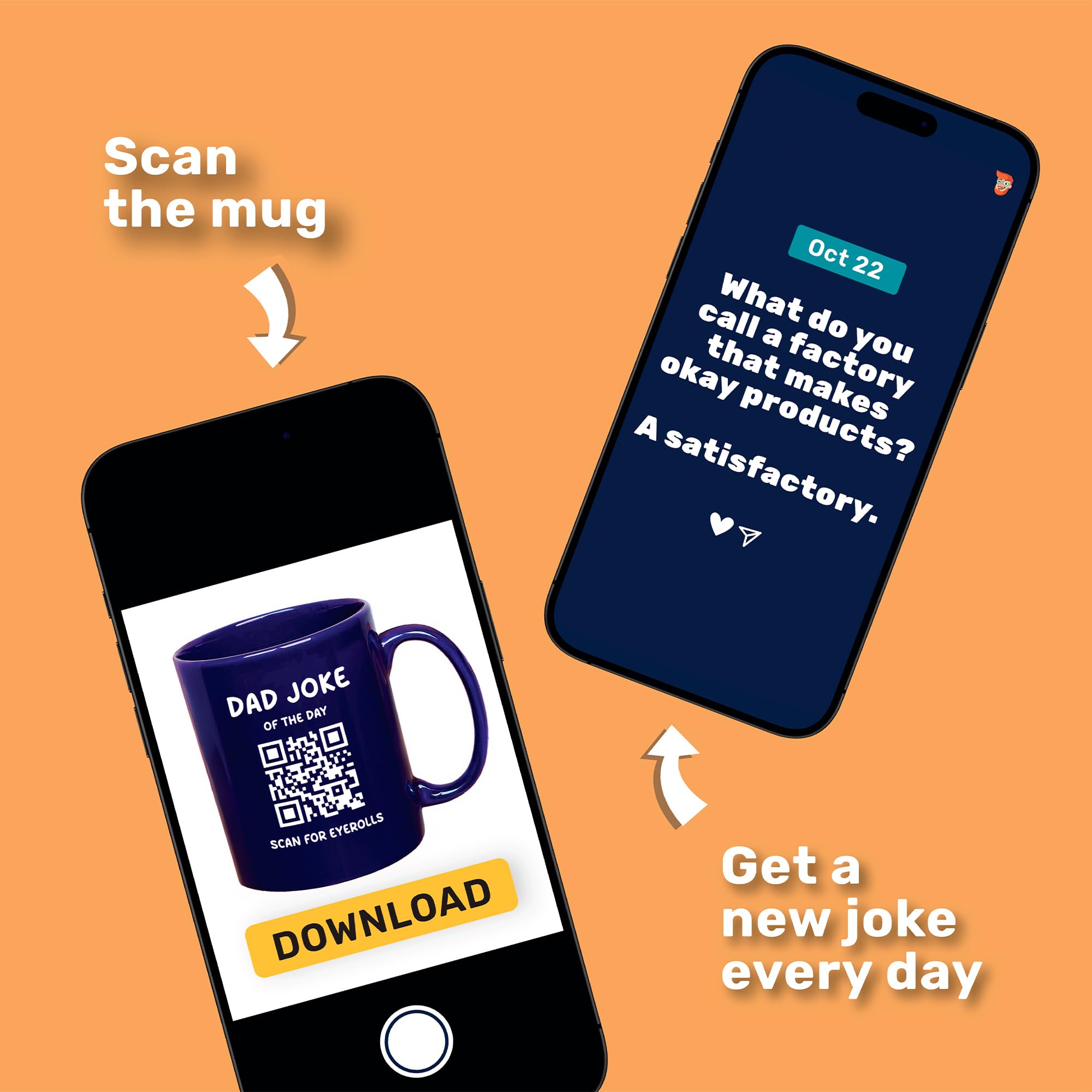 That's So Dad front view of the 11 oz ceramic mug for everyday use