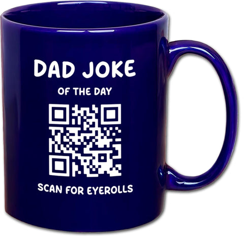 That's So Dad daily joke mug with QR code for fresh daily humor