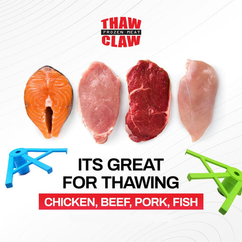 Thaw Claw mounted on sink edge showing easy storage and reuse.