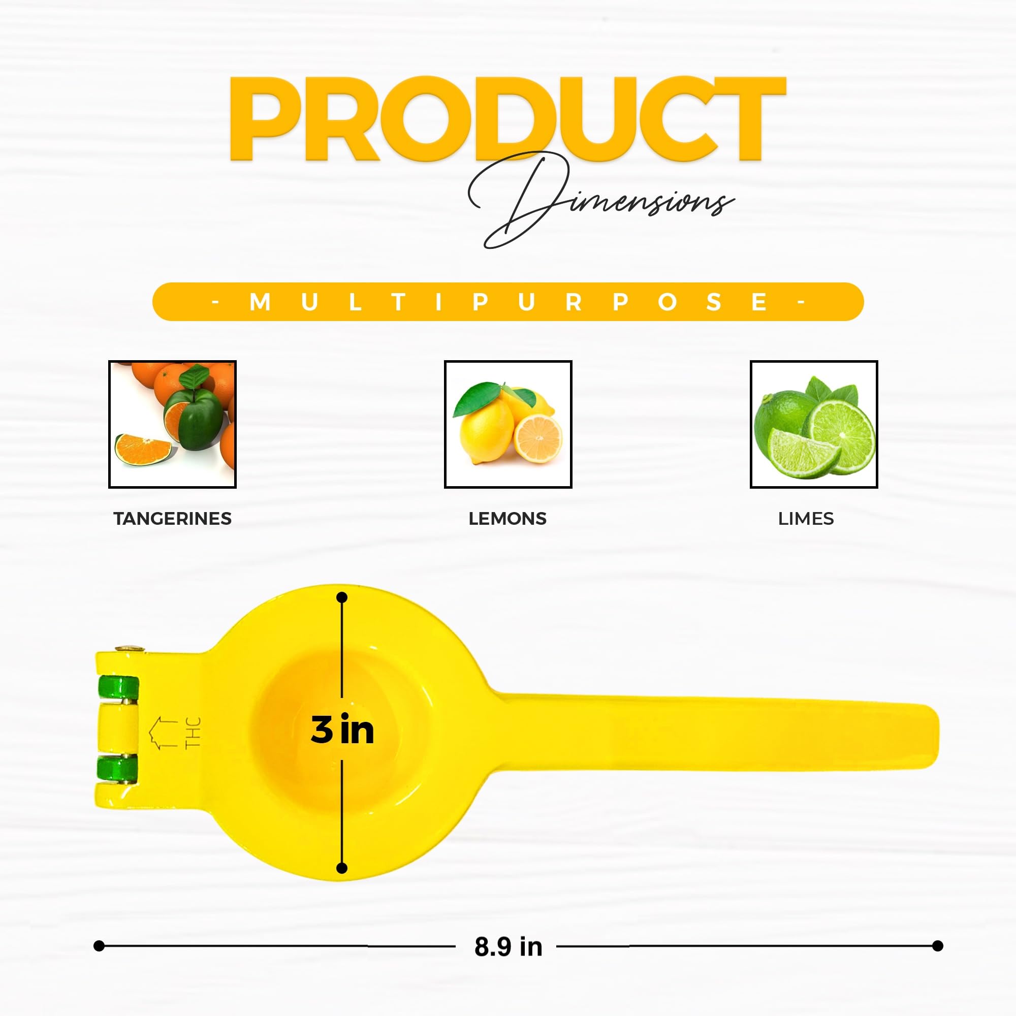 THC HomeFlow heavy-duty metal juicer offers durable hand-press performance