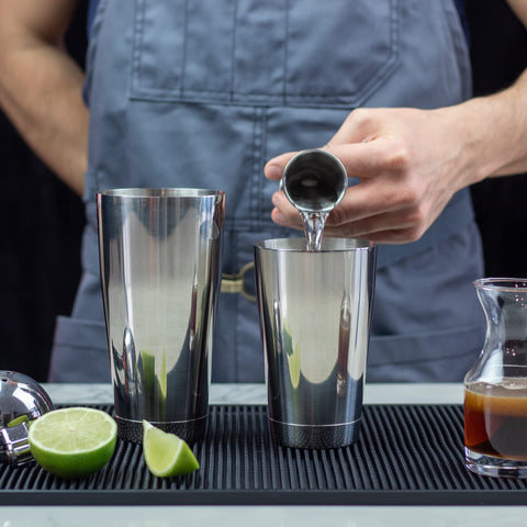 Art of Craft Japanese jigger with precise marks for accurate mixes.