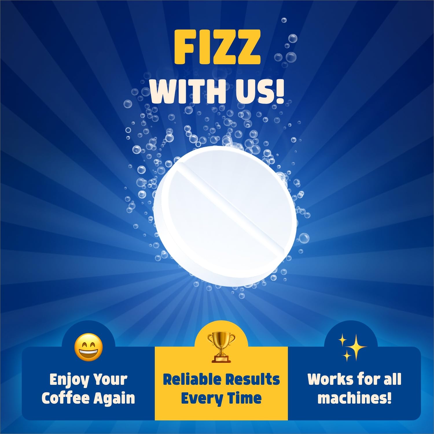 The Big Fizz no mess dosing keeps descaling simple with no measuring.