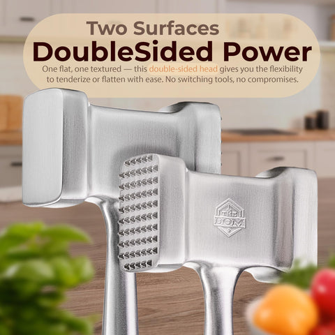 TheDOM dishwasher-safe hammer is easy to clean after use.