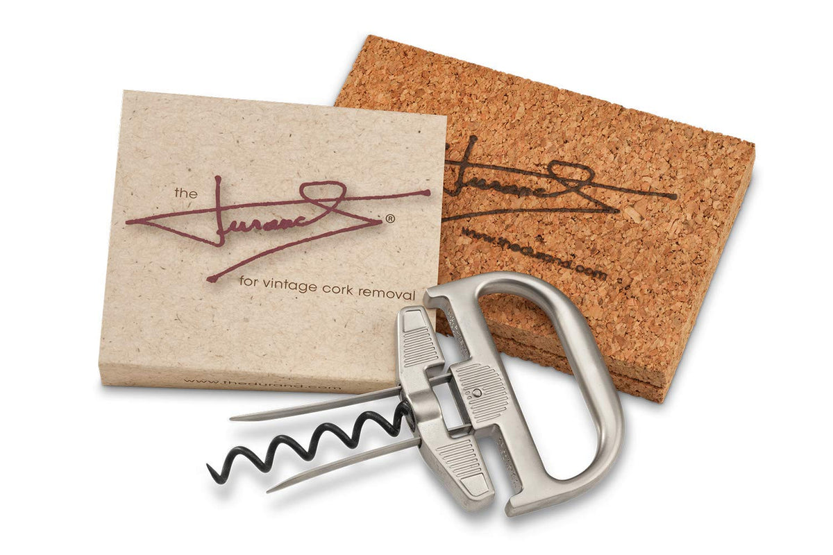 Durand cork removal tool safely extracts fragile corks from old bottles