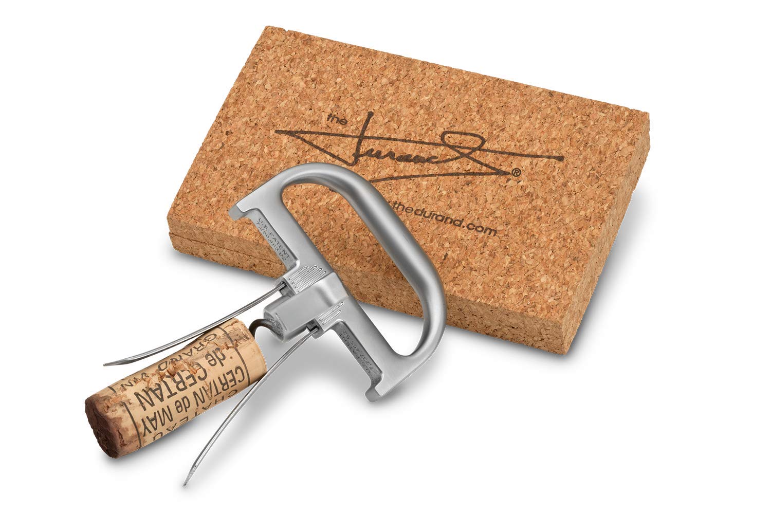 The Durand device supports safe, intact cork retrieval during tastings