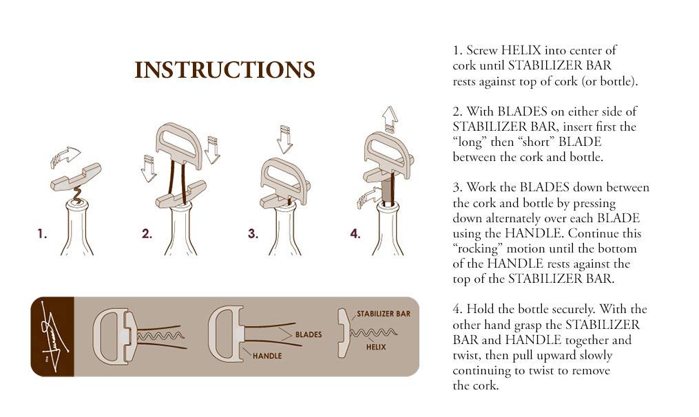 Instruction card and wrapper provide clear directions for use with The Durand