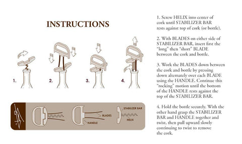 Instruction card and wrapper provide clear directions for use with The Durand