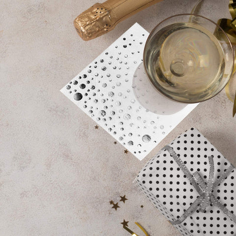 The Essential Concierge cake and appetizer napkins for elegant stations