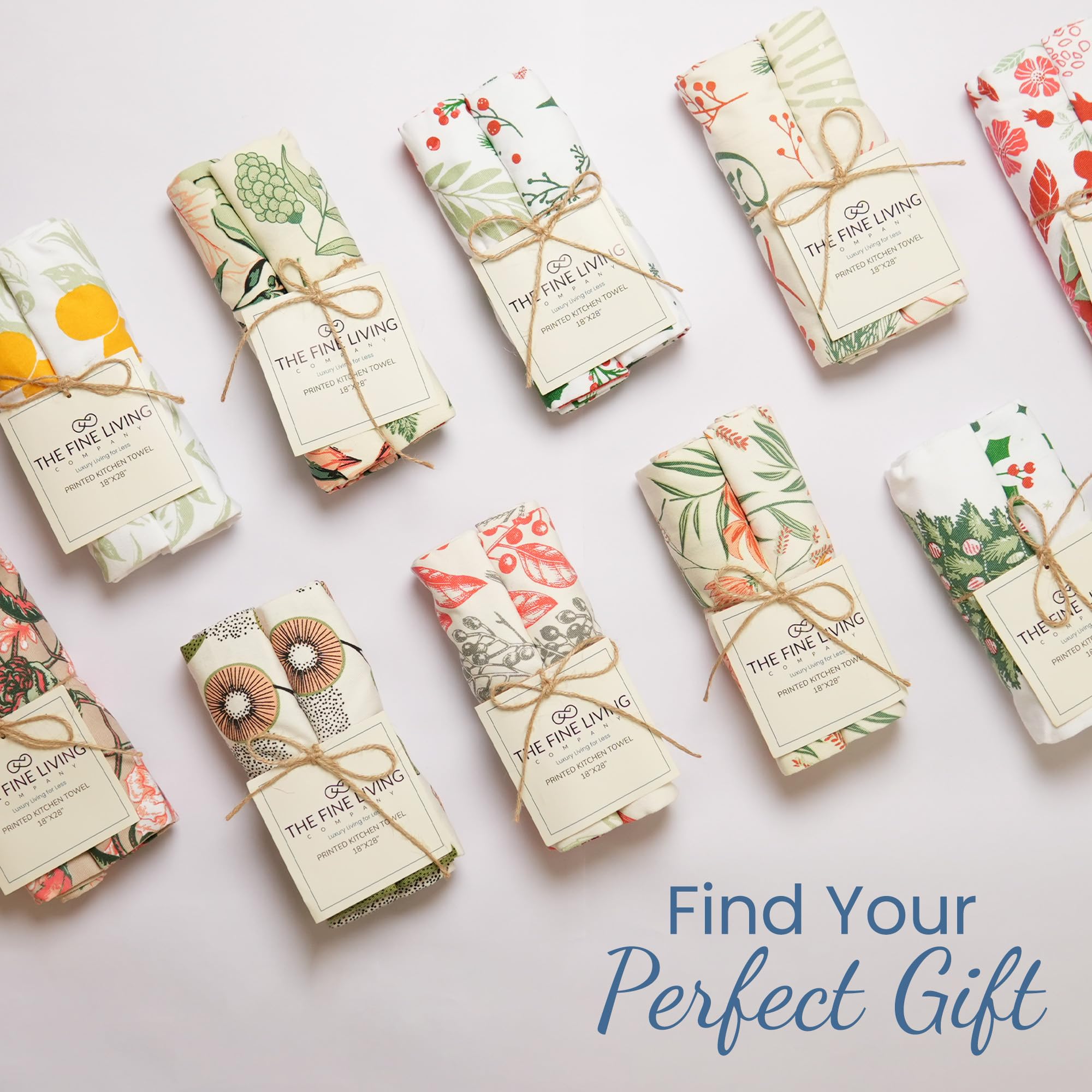 The Fine Living Co. Merry Christmas towels set of 2 blends practicality with festive charm.