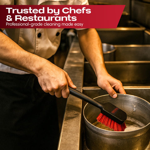 THE FRYOILSAVER COMPANY quick grease removal with high-temp bristles